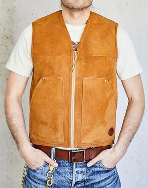 Sheepskin Vest Brown