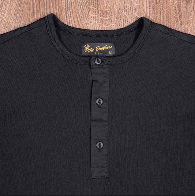 Pike Brothers 1954  Faded Black Long Sleeve Utility  - Kings & Queens