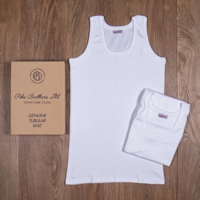 Pike Brothers 1965 Tank Top Set White - Kings & Queens