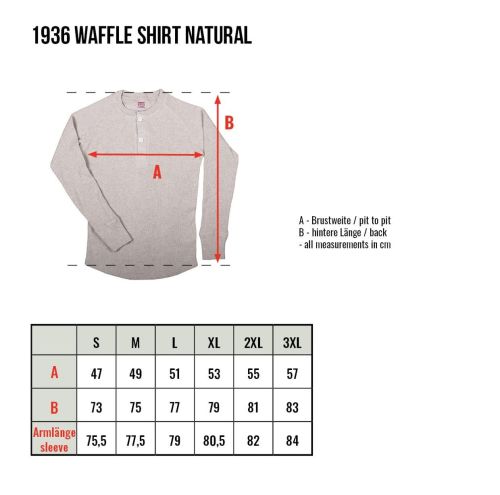 Pike Brothers 1936 Waffle Shirt Iron Grey  - Kings & Queens