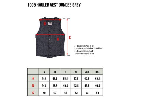 Pike Brothers 1905 Hauler Vest Smoke Grey - Kings & Queens
