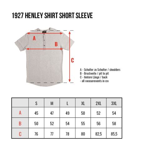 Pike Brothers 1927 ecru Short sleeve Henley Shirt  - Kings & Queens
