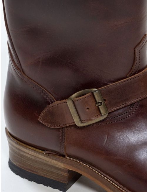Bright Shoemakers Engineer Boot Chestnut Brown - Kings & Queens