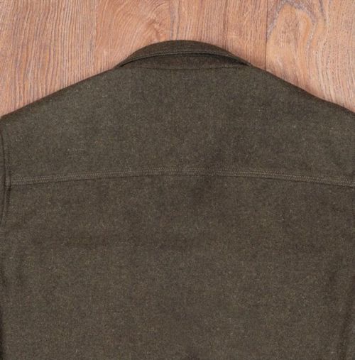 Pike Brothers 1943 CPO Shirt Olive Wool - Kings & Queens