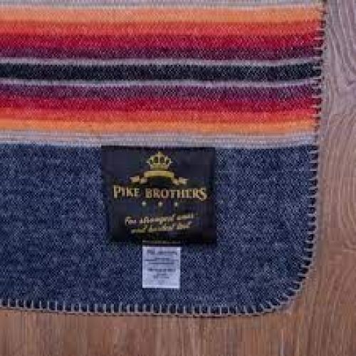 Pike Brothers 1969 Denakatee  Wool Blanket Navy - Kings & Queens