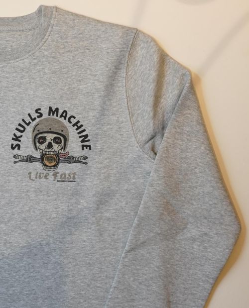 Skull Machine Storm Sweater - Kings & Queens