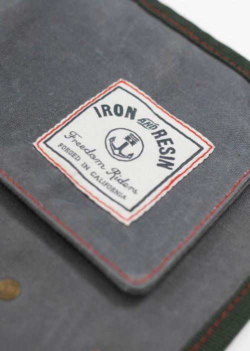 Iron & Resin Canvas Tool Roll Grey/Grey - Kings & Queens