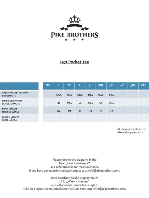 Pike Brothers 1971 Pocket Tee Baja Blue - Kings & Queens