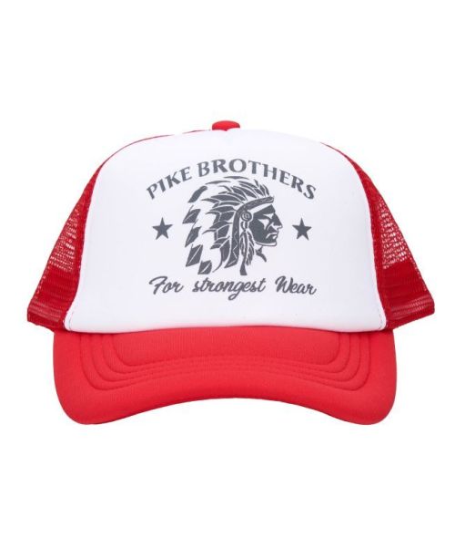 Pike Brothers 1967 Trucker Cap Red - Kings & Queens