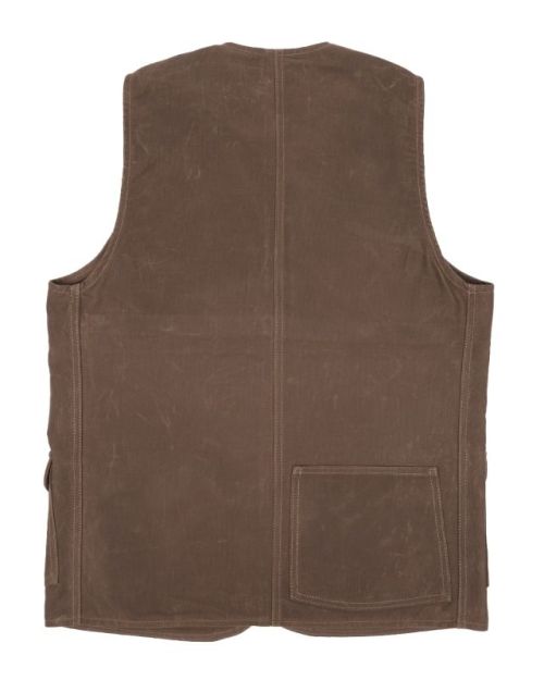 Pike Brothers 1928 Hunting Vest Sand Waxed - Kings & Queens