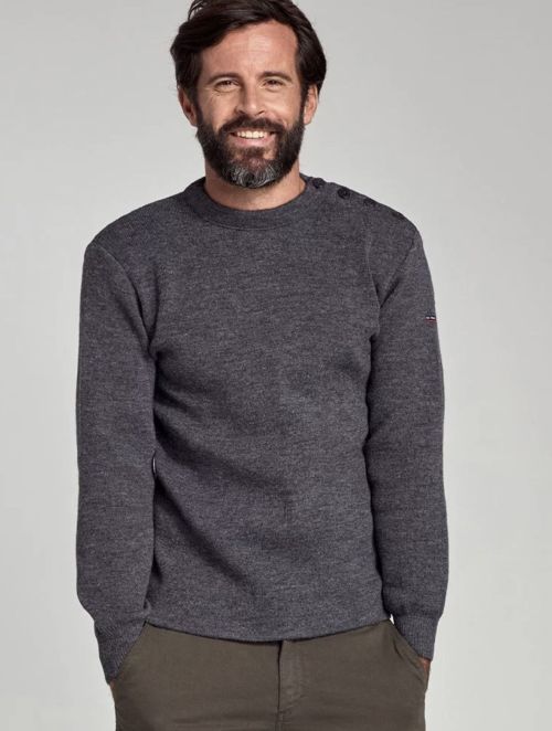 Armor Lux Fisherman Jumper Grey - Kings & Queens