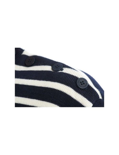 Armor Lux Fisherman Jumper Stripe Navy White - Kings & Queens