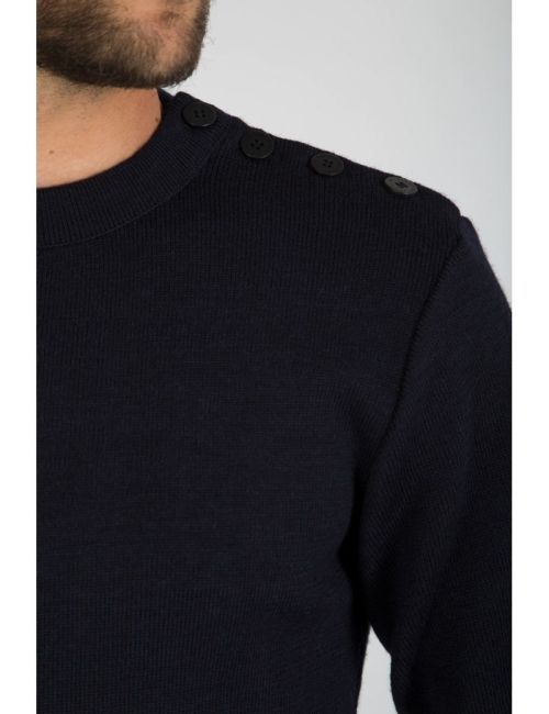 Armor Lux Fisherman Merino Jumper Navy - Kings & Queens