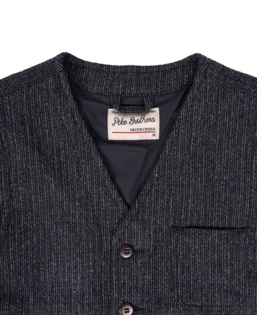 Pike Brothers 1937 Glasgow Grey Roamer Vest - Kings & Queens