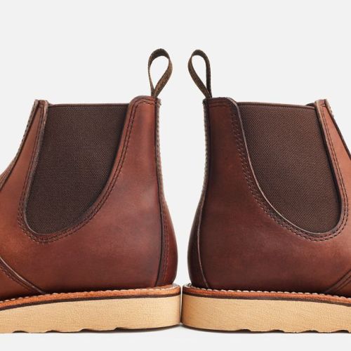 Red Wing Boots 3190 Classic Chelsea Amber - Kings & Queens