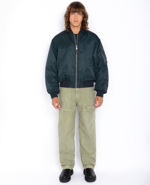 Schott NYC Recycled Nylon MA-1 90's fit bomber jack - Kings & Queens