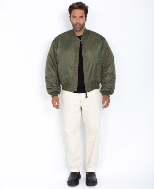 Schott NYC Recycled Nylon MA-1 90's fit bomber jack - Kings & Queens