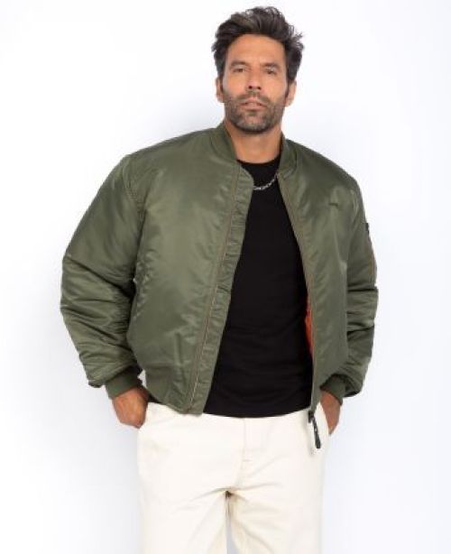 Schott NYC Recycled Nylon MA-1 90's fit bomber jack - Kings & Queens