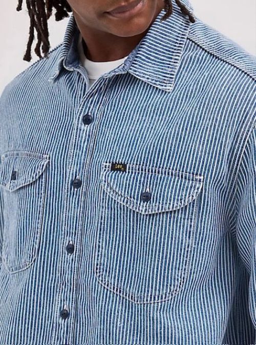 LEE 101 70s Shirt Washed Stripe - Kings & Queens