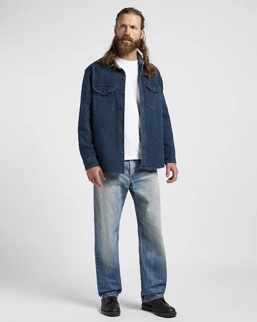 LEE 101 70s Shirt Dark Wash - Kings & Queens