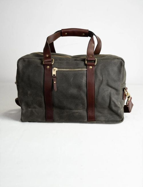 Iron & Resin Waxed Canvas Weekender Bag - Kings & Queens