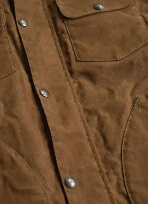 Iron & Resin Cruiser Jacket Tan Oiled - Kings & Queens