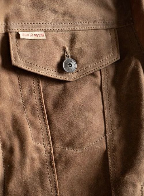 Iron & Resin Scout Jacket Tan Oiled - Kings & Queens