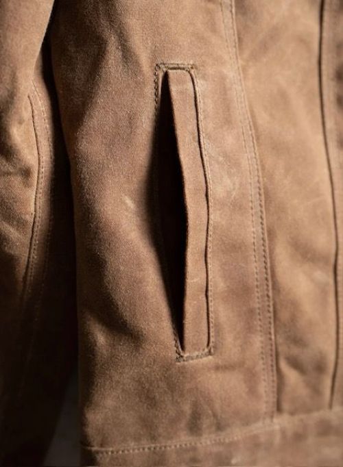 Iron & Resin Scout Jacket Tan Oiled - Kings & Queens
