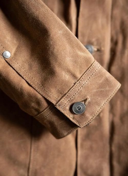 Iron & Resin Scout Jacket Tan Oiled - Kings & Queens