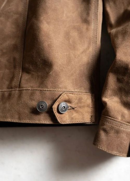 Iron & Resin Scout Jacket Tan Oiled - Kings & Queens