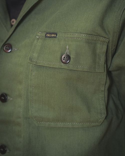 Pike Brothers 1962 OG SHirt Olive - Kings & Queens