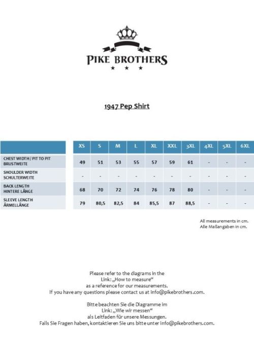 Pike Brothers 1947 PEP shirt Brooklyn Grey - Kings & Queens