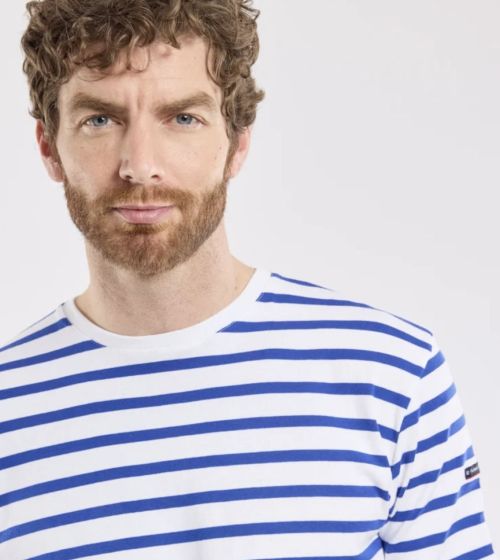 Armor Lux Mariniére Morgat Homme White Blue - Kings & Queens