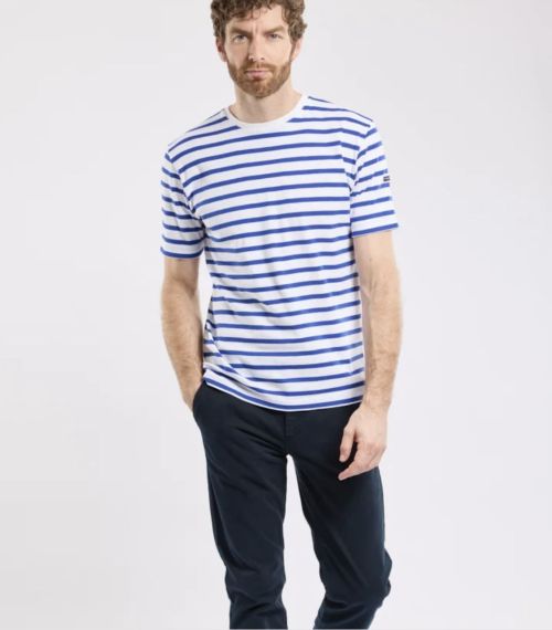 Armor Lux Mariniére Morgat Homme White Blue - Kings & Queens