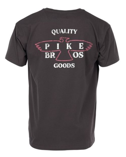 Pike Brothers 1969 Sports tee Eagle Grey - Kings & Queens