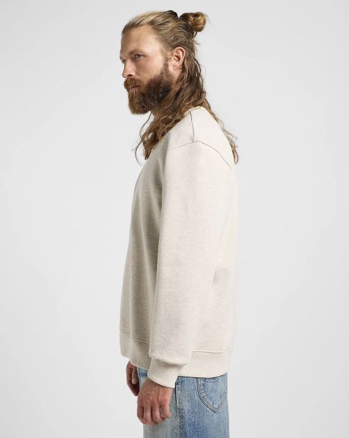 LEE 101 101 Lee Sweatshirt Oatmeal - Kings & Queens