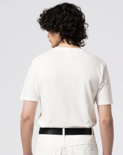 Eat Dust Pocket T Cotton Hemp White - Kings & Queens