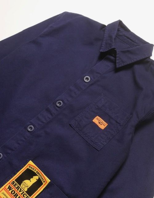 Service Works Molskin Coverall Jacket Navy - Kings & Queens