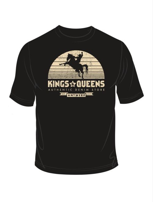 Kings & Queens Kings & Queens Round Neck Black - Kings & Queens
