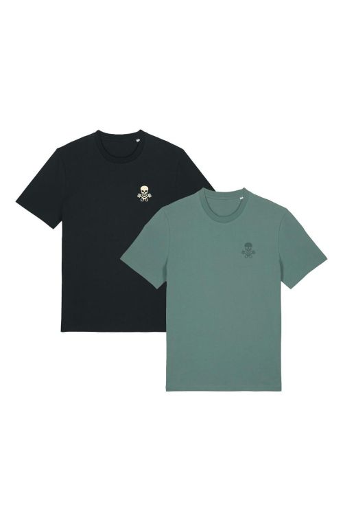 Kings & Queens Skull Logo Round Neck Black - Kings & Queens