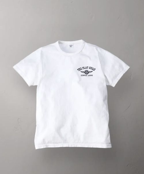 The Flathead 1966 T-Shirt Flying Weel White - Kings & Queens
