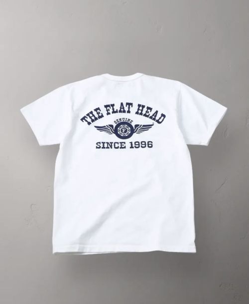The Flathead 1966 T-Shirt Flying Weel White - Kings & Queens