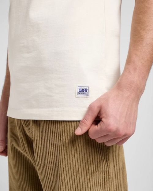 LEE 101 Lee Workwear Pocket Tee Ecru - Kings & Queens