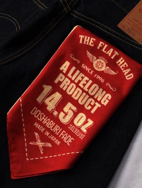 The Flathead 1966 Straigt Leg Jeans Selvedge One Wash Indi - Kings & Queens