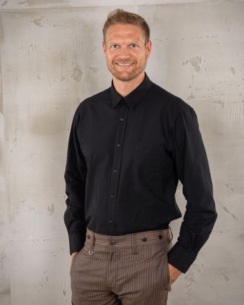 Pike Brothers 1947 Albatros Shirt Black - Kings & Queens