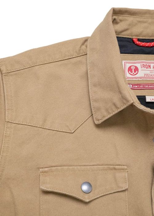 Iron & Resin Fenceline Shirt Beige - Kings & Queens