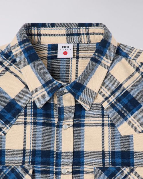 Edwin Western Shirt Blue - Kings & Queens