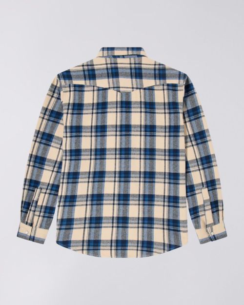 Edwin Western Shirt Blue - Kings & Queens