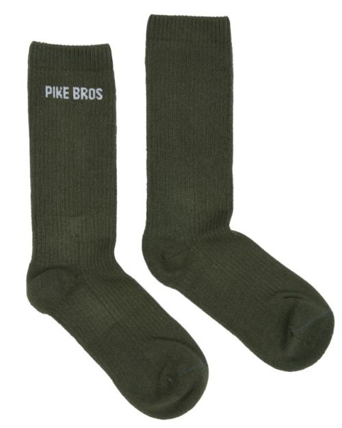 Pike Brothers 1963 Service Socks Olive - Kings & Queens