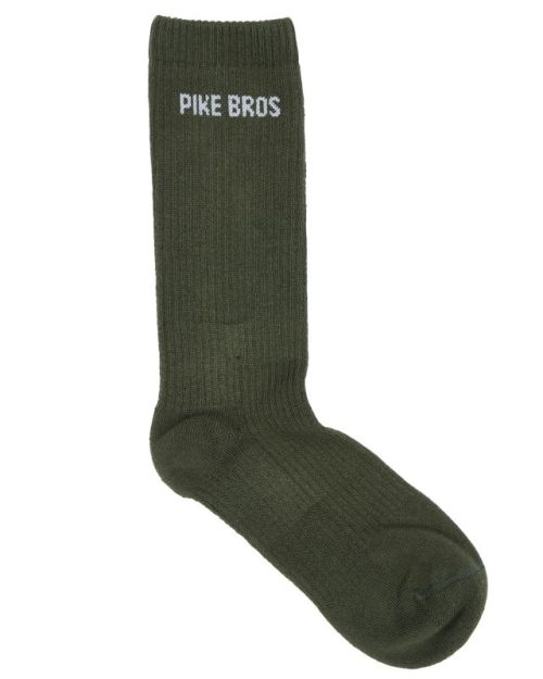Pike Brothers 1963 Service Socks Olive - Kings & Queens
